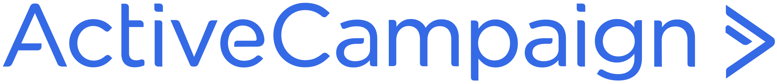 Logotyp för ActiveCampaign